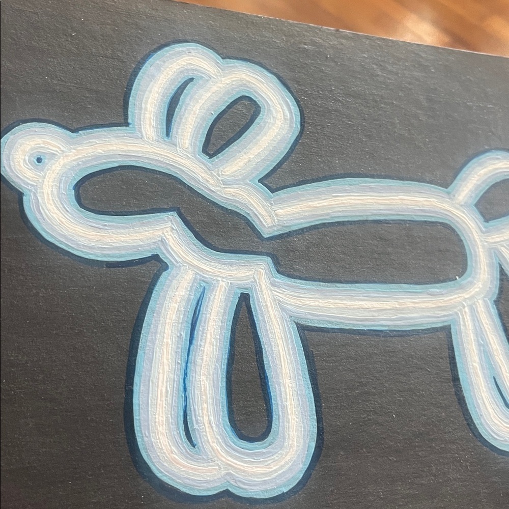 Neon Dog Art Print - Picture 2 of 5